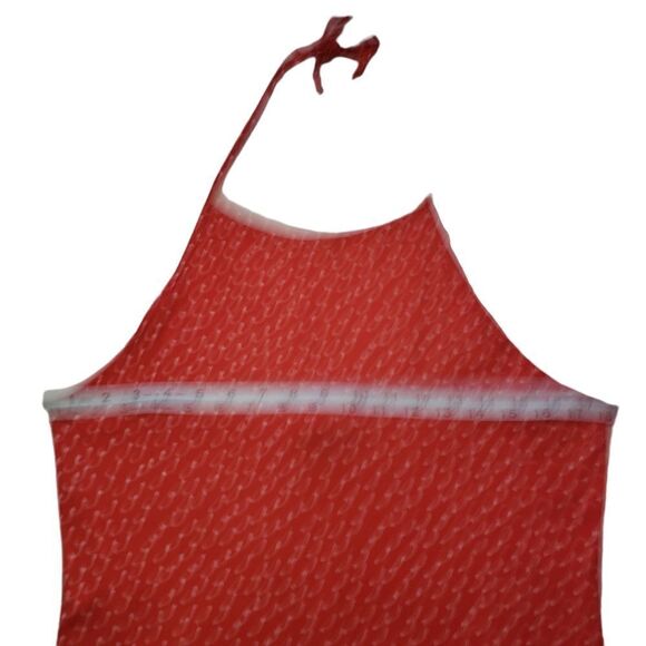 SHEIN Heart Printed Haltered Backless Dress Sz XL - Picture 8 of 15